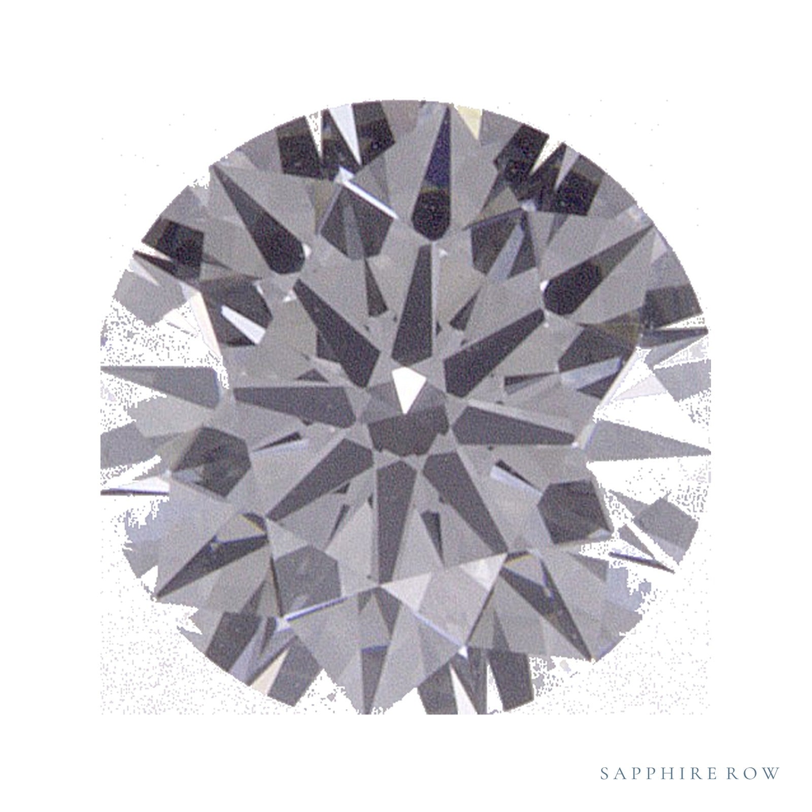 0.70 ct lab-grown diamond, round cut | Sapphire Row · cut4