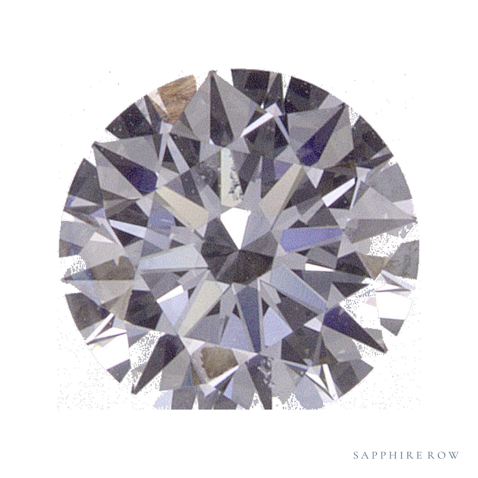 0.70 ct lab-grown diamond, round cut | Sapphire Row · cut4
