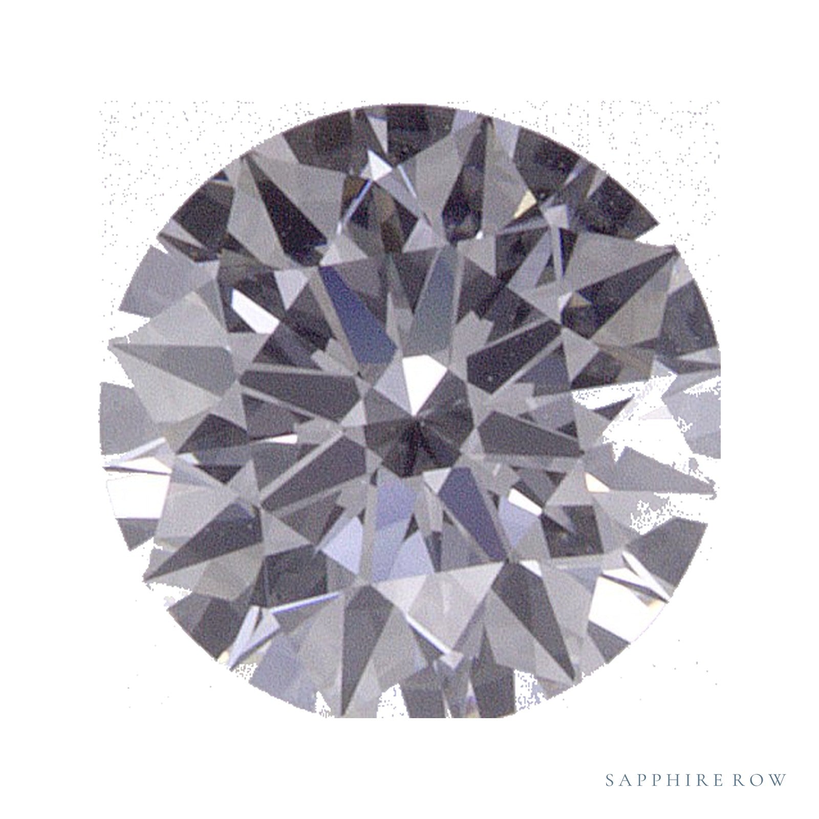 0.70 ct lab-grown diamond, round cut | Sapphire Row · cut4
