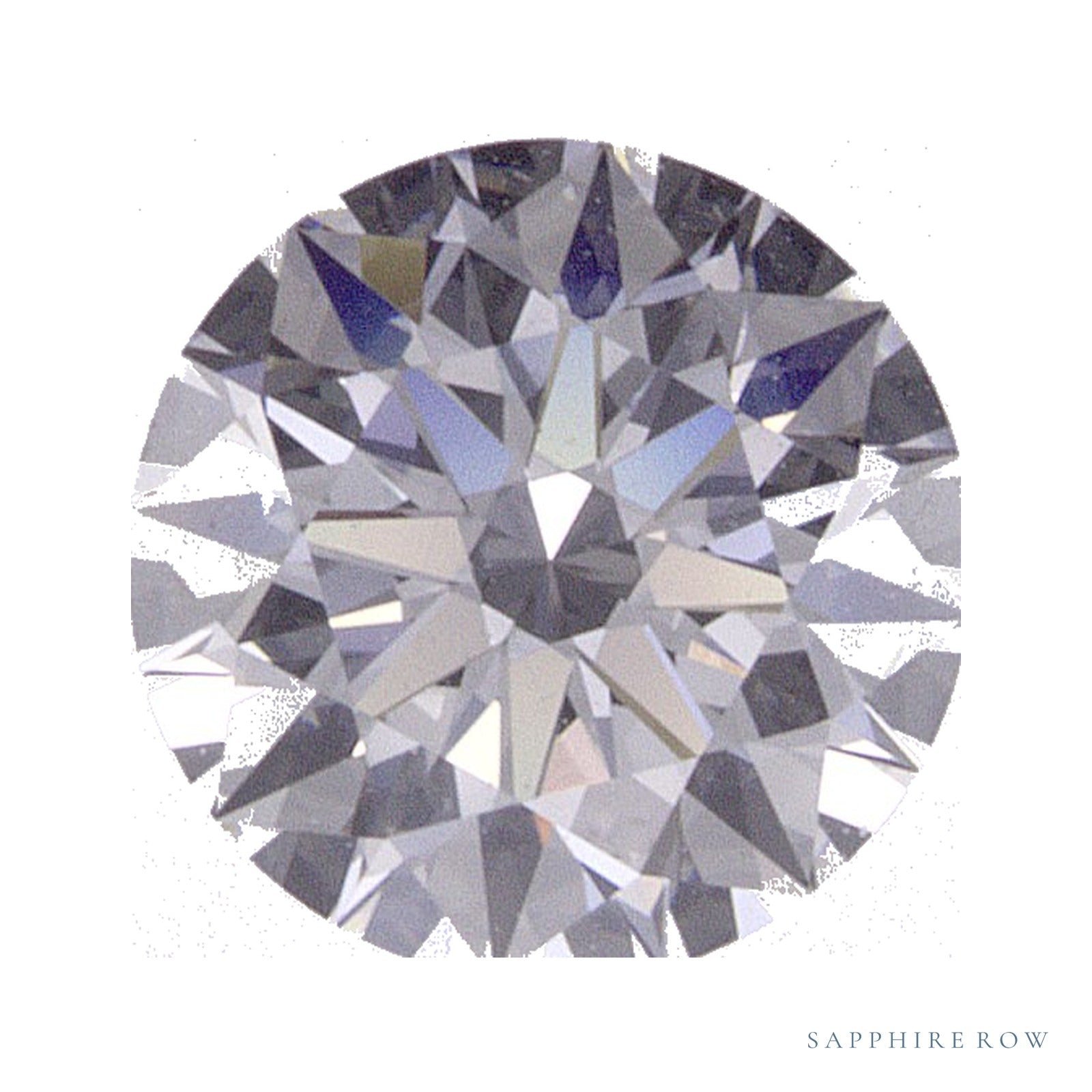 0.70 ct lab-grown diamond, round cut | Sapphire Row · cut4