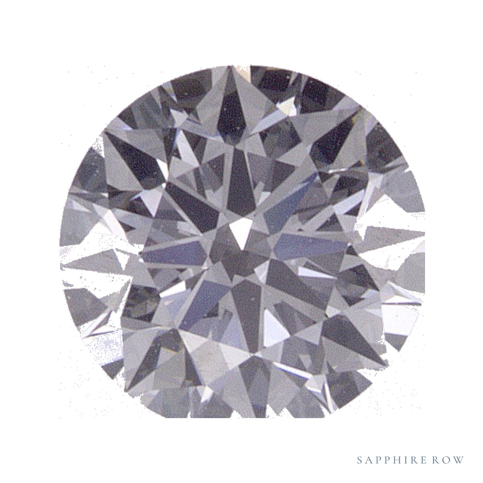 0.70 ct lab-grown diamond, round cut | Sapphire Row · cut4