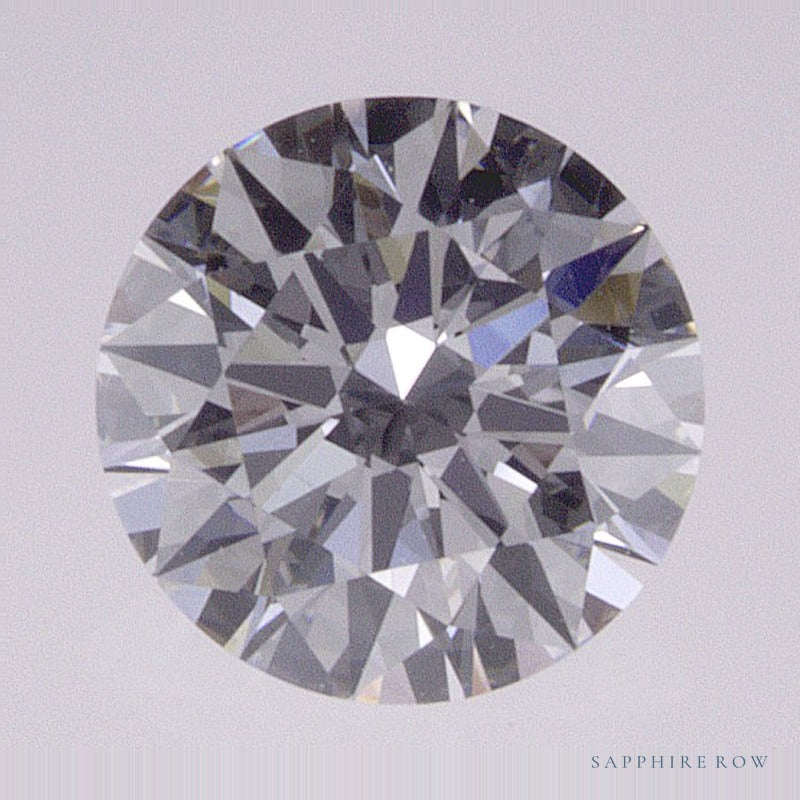0.70 ct lab-grown diamond, round cut | Sapphire Row · cut6