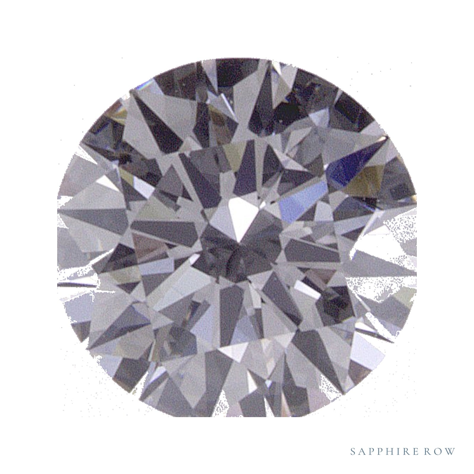 0.70 ct lab-grown diamond, round cut | Sapphire Row · cut4