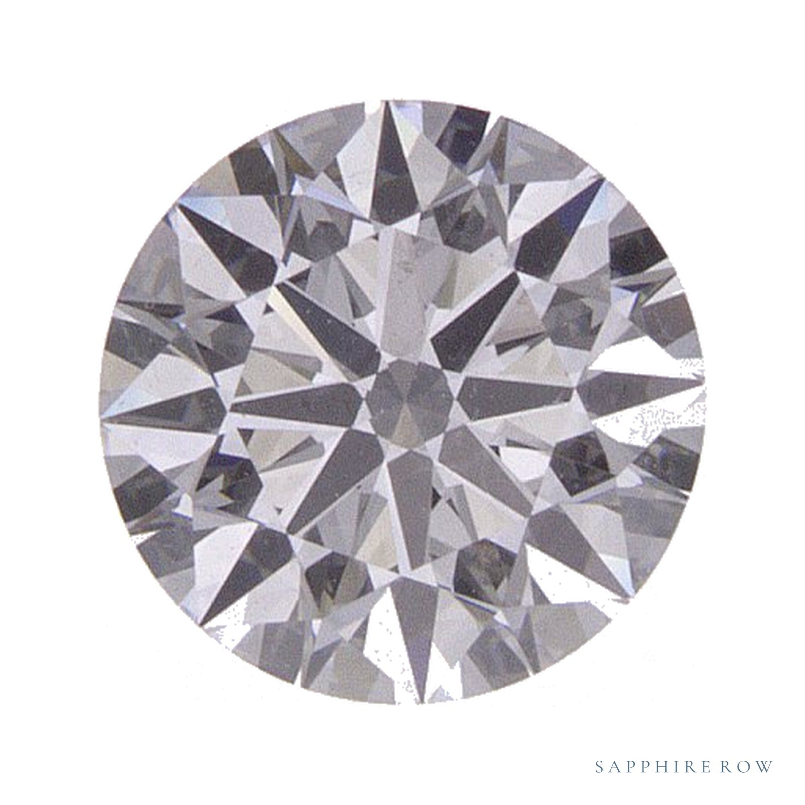 0.70 ct lab-grown diamond, round cut | Sapphire Row · cut4