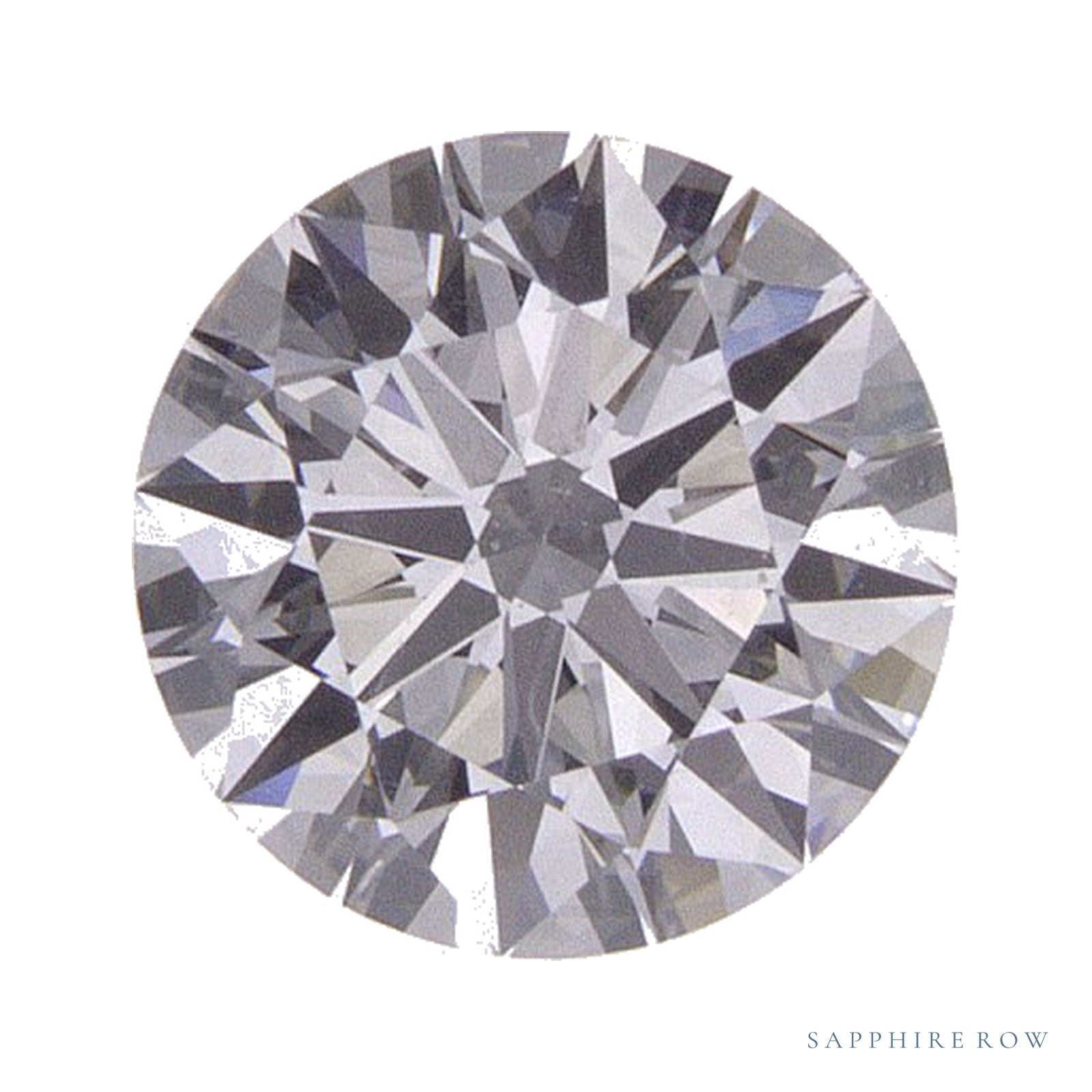 0.70 ct lab-grown diamond, round cut | Sapphire Row · cut4