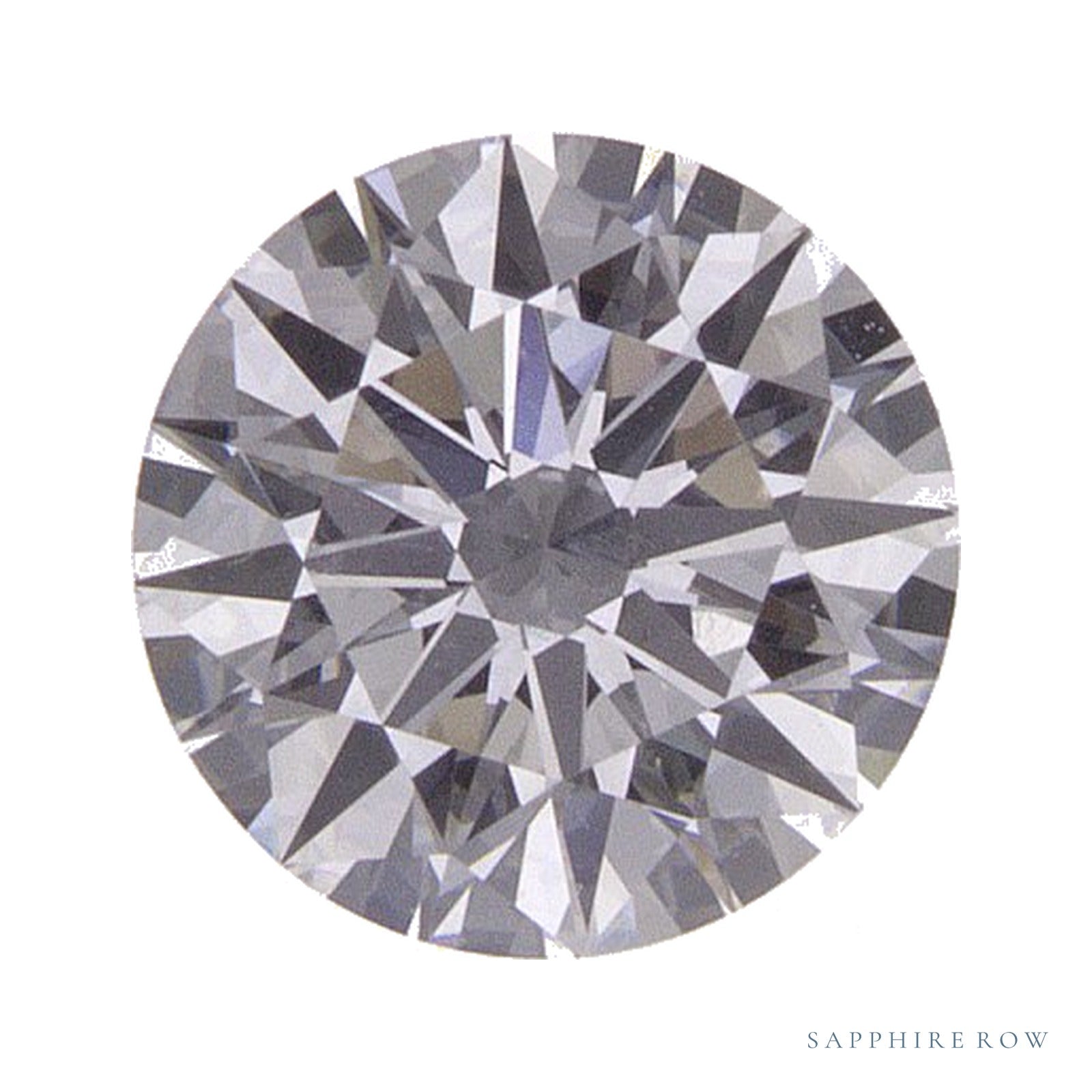 0.70 ct lab-grown diamond, round cut | Sapphire Row · cut4