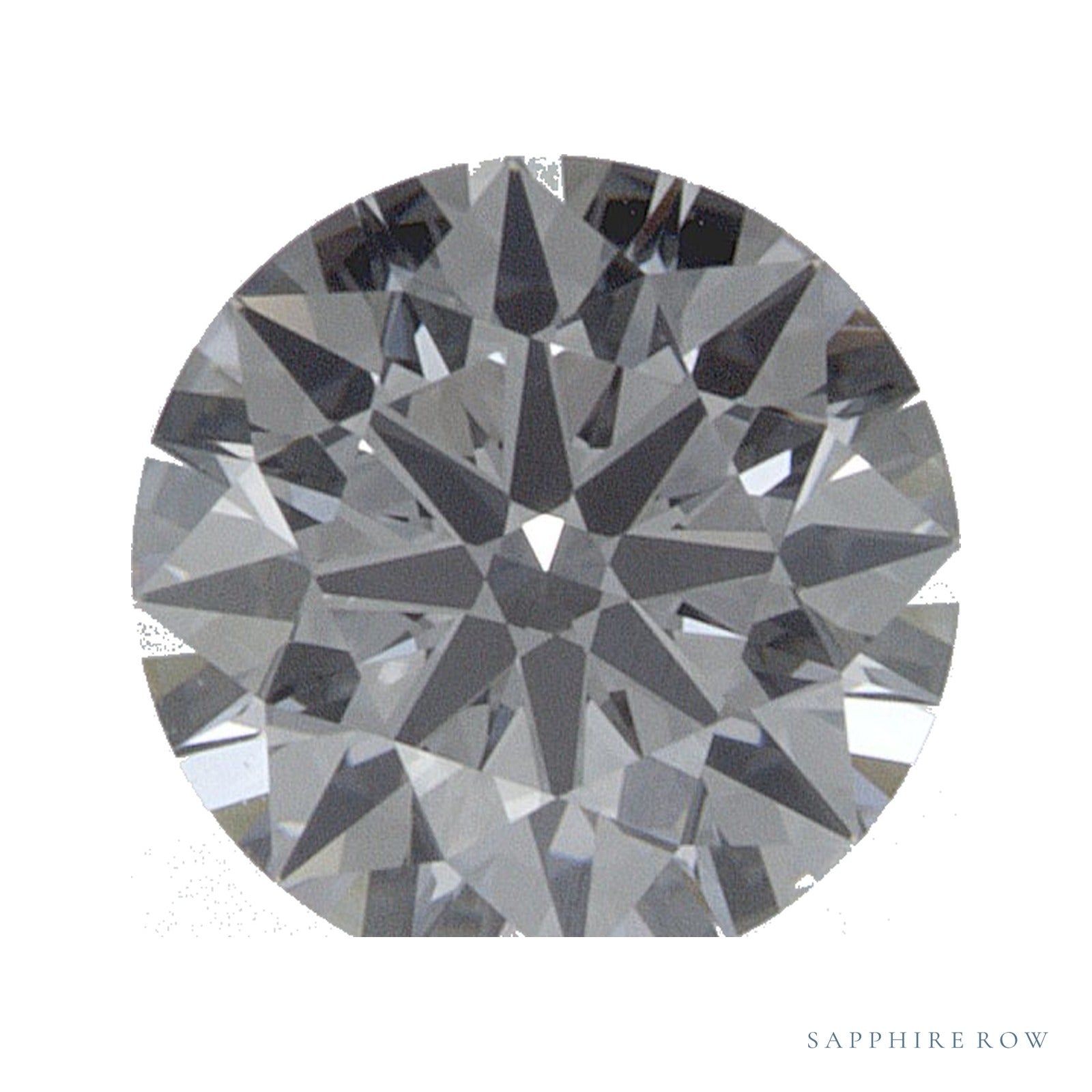 0.70 ct lab-grown diamond, round cut | Sapphire Row · cut4