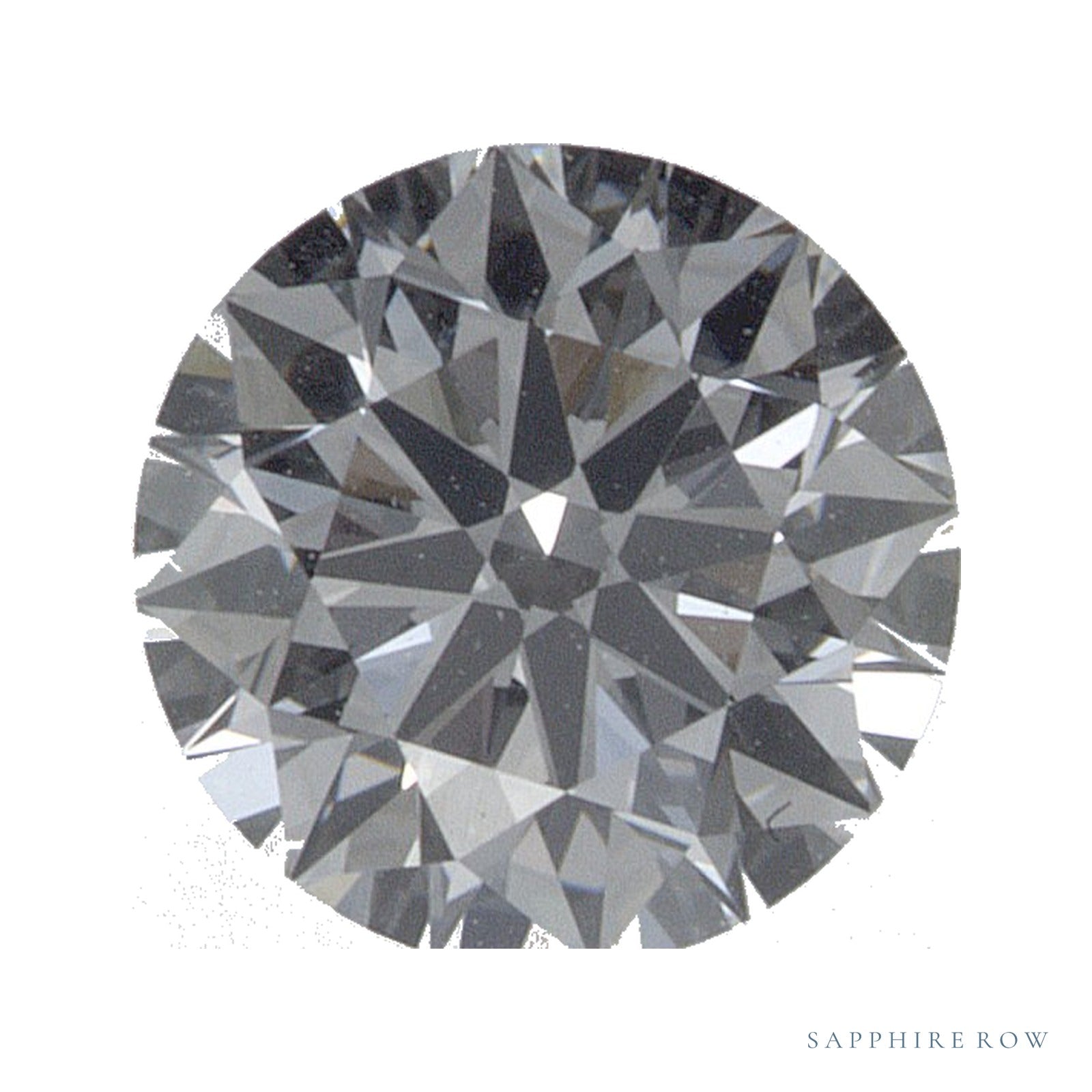 0.70 ct lab-grown diamond, round cut | Sapphire Row · cut4