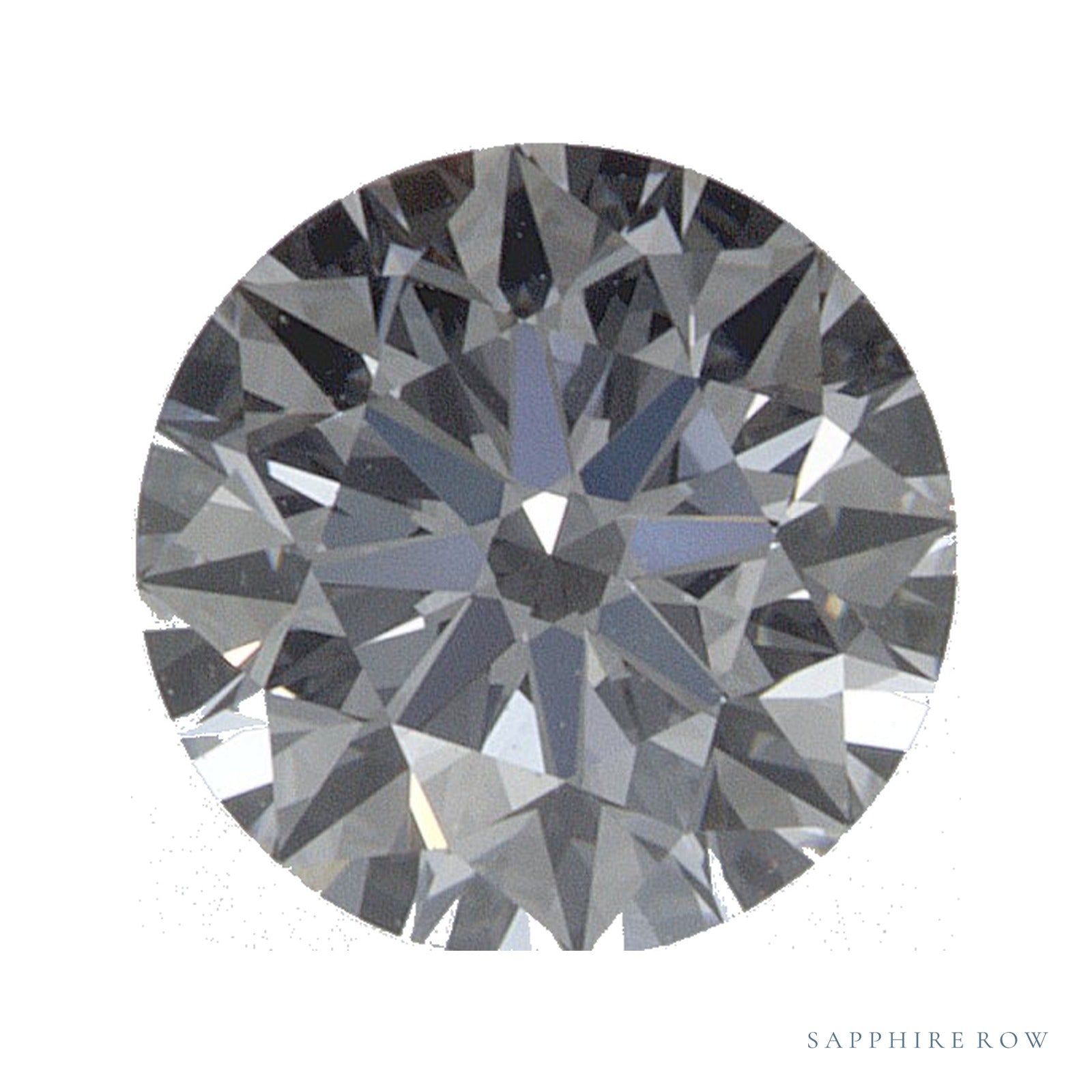 0.70 ct lab-grown diamond, round cut | Sapphire Row · cut4