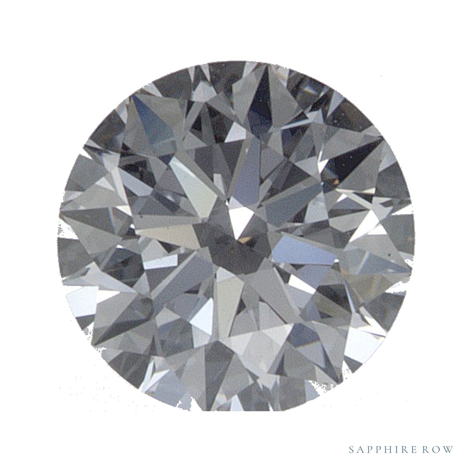 0.70 ct lab-grown diamond, round cut | Sapphire Row · cut4