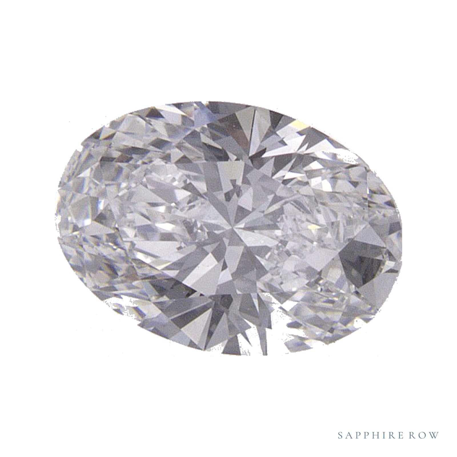 0.69 ct lab-grown diamond, oval cut | Sapphire Row · cut4