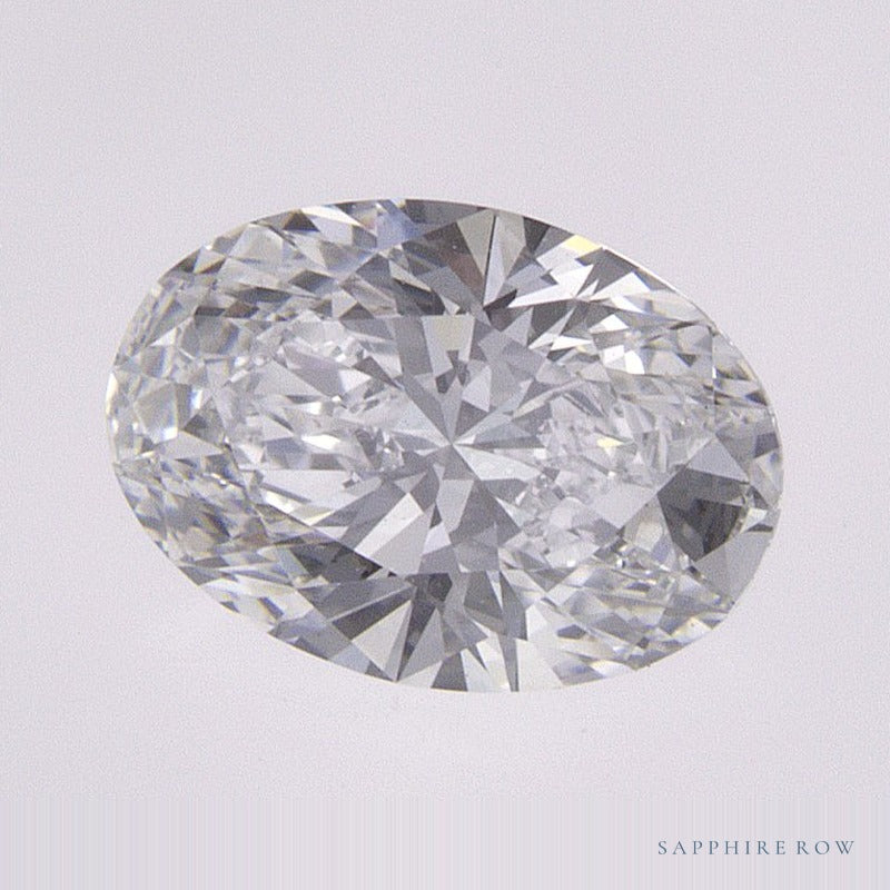 0.69 ct lab-grown diamond, oval cut | Sapphire Row · cut7
