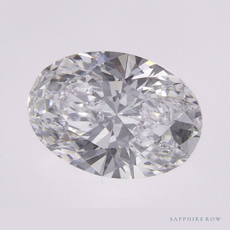0.69 ct lab-grown diamond, oval cut | Sapphire Row · cut6