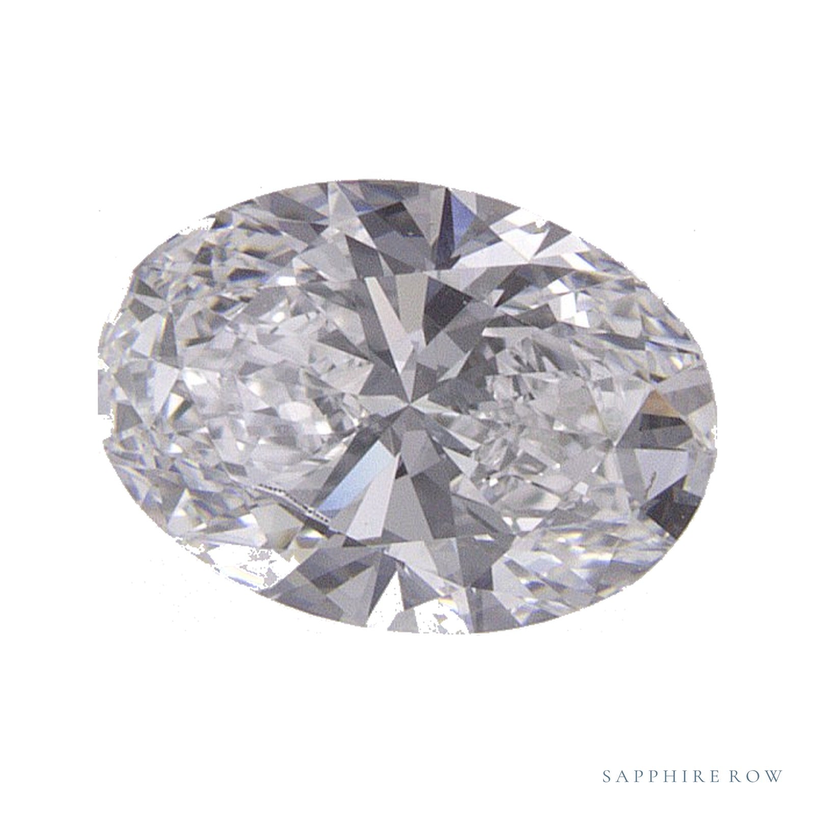 0.69 ct Oval Lab-Grown Diamond – D VVS2 — Sapphire Row · cut · cut3 · cut4
