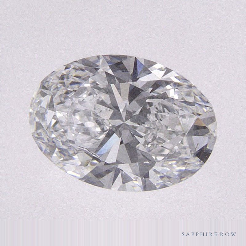 0.69 ct lab-grown diamond, oval cut | Sapphire Row · cut7