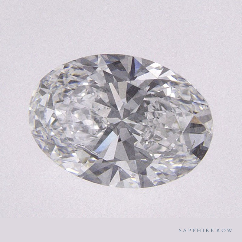 0.69 ct lab-grown diamond, oval cut | Sapphire Row · cut6