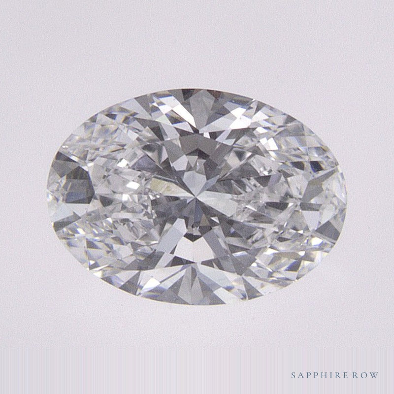 0.69 ct lab-grown diamond, oval cut | Sapphire Row · cut7