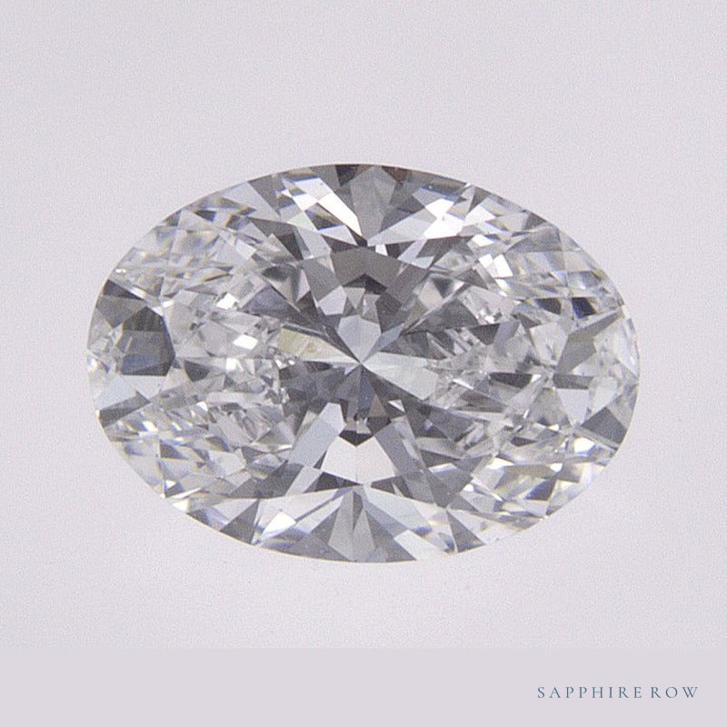 0.69 ct lab-grown diamond, oval cut | Sapphire Row · cut6
