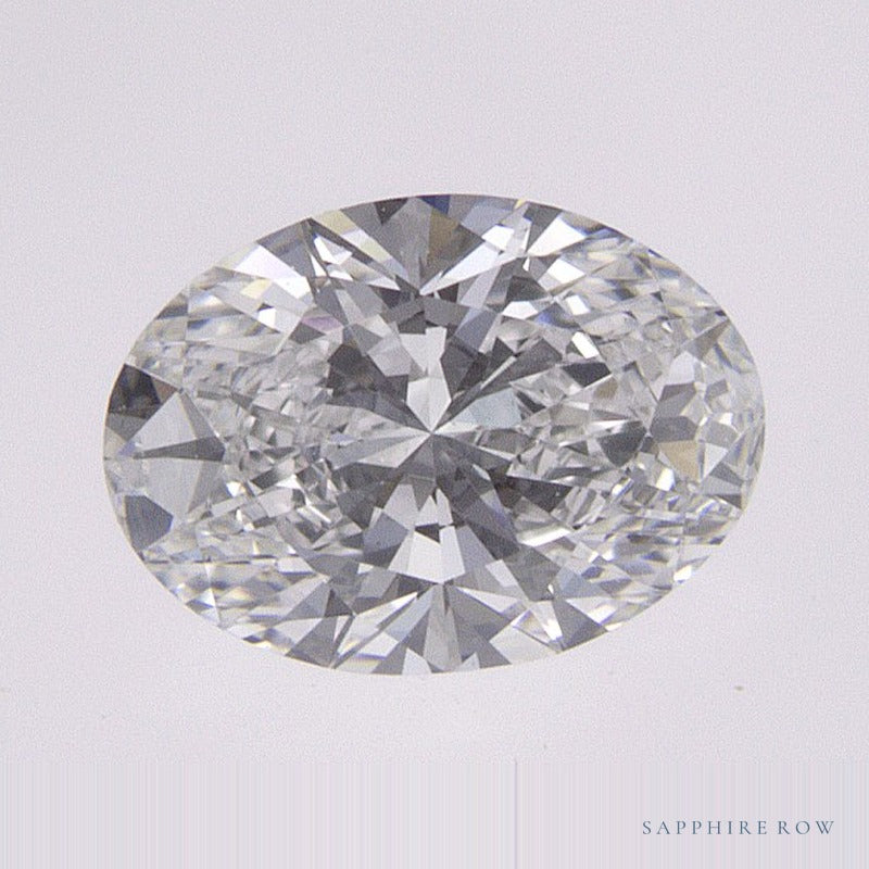 0.68 ct lab-grown diamond, oval cut | Sapphire Row · cut7