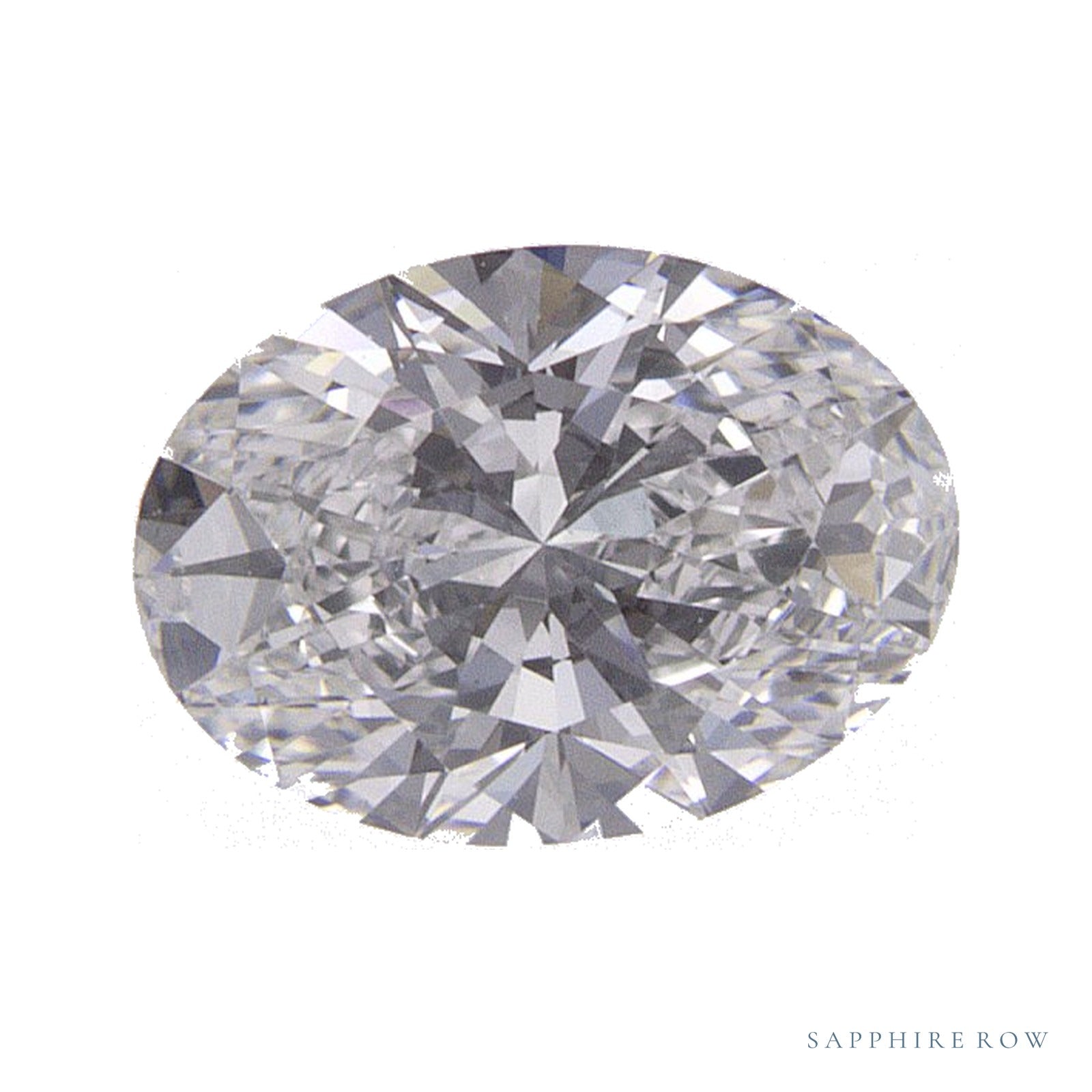 0.68 ct Oval Lab-Grown Diamond – D VS1 — Sapphire Row · cut · cut3 · cut4