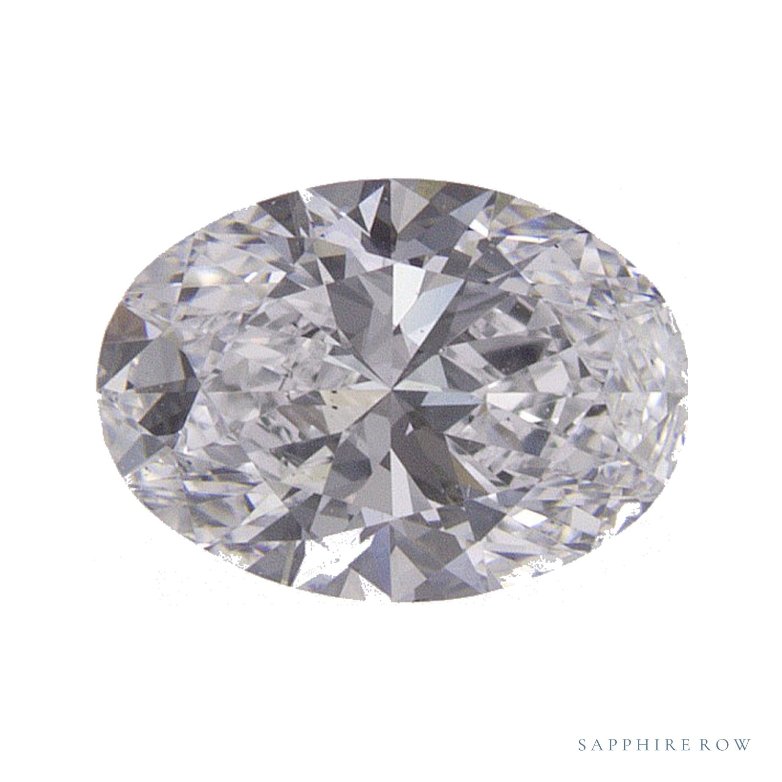 0.68 ct lab-grown diamond, oval cut | Sapphire Row · cut4