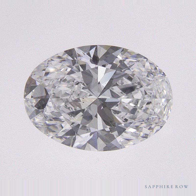 0.68 ct lab-grown diamond, oval cut | Sapphire Row · cut7