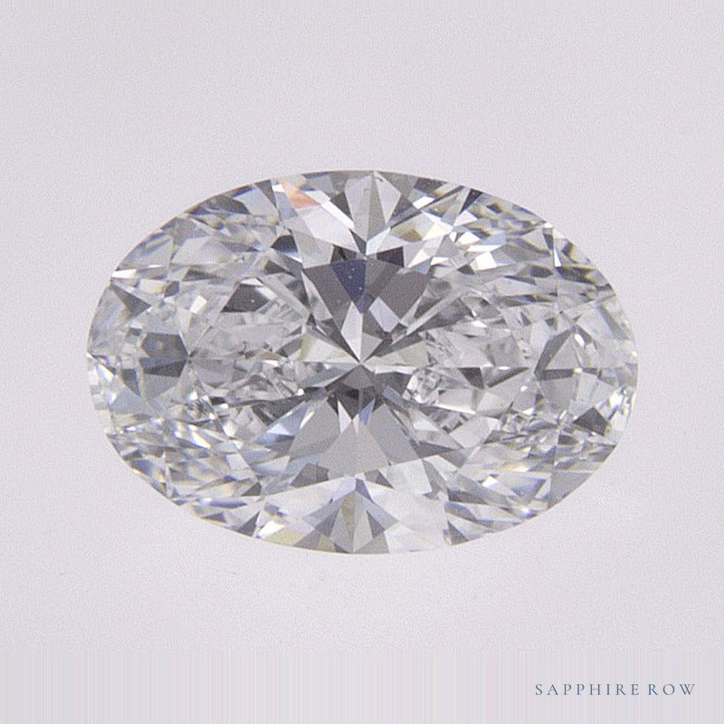 0.68 ct lab-grown diamond, oval cut | Sapphire Row · cut7