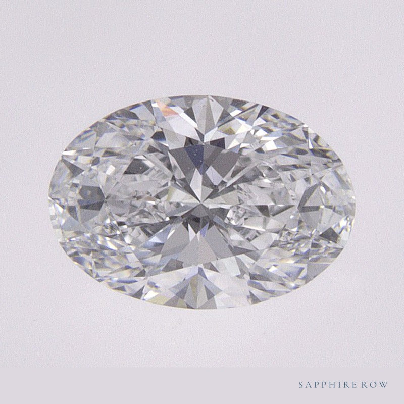 0.68 ct lab-grown diamond, oval cut | Sapphire Row · cut6