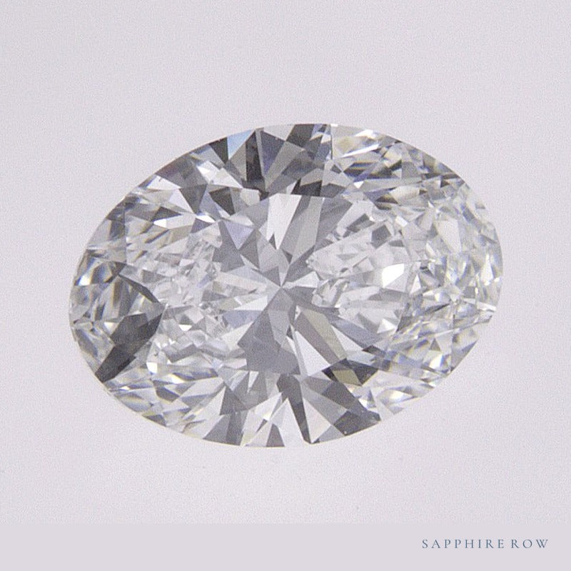 0.68 ct lab-grown diamond, oval cut | Sapphire Row · cut6