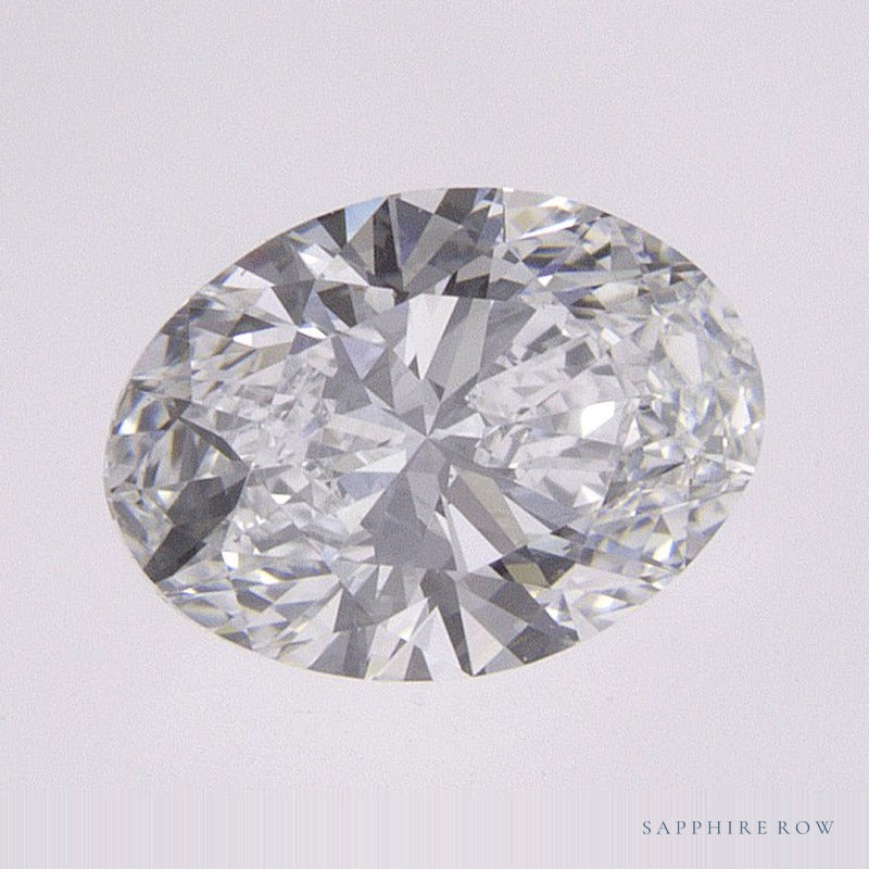 0.68 ct lab-grown diamond, oval cut | Sapphire Row · cut7