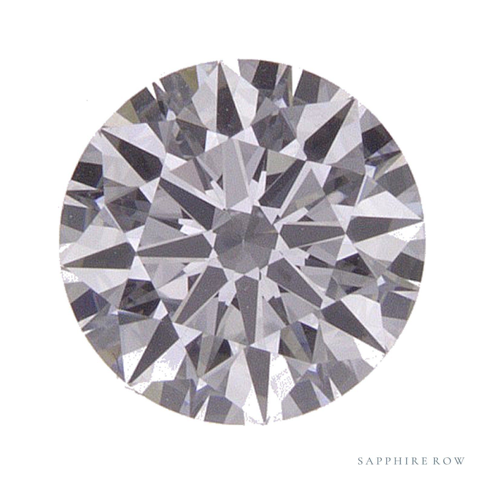 0.68 ct Round Lab-Grown Diamond – D VS1 — Sapphire Row · cut · cut3 · cut4