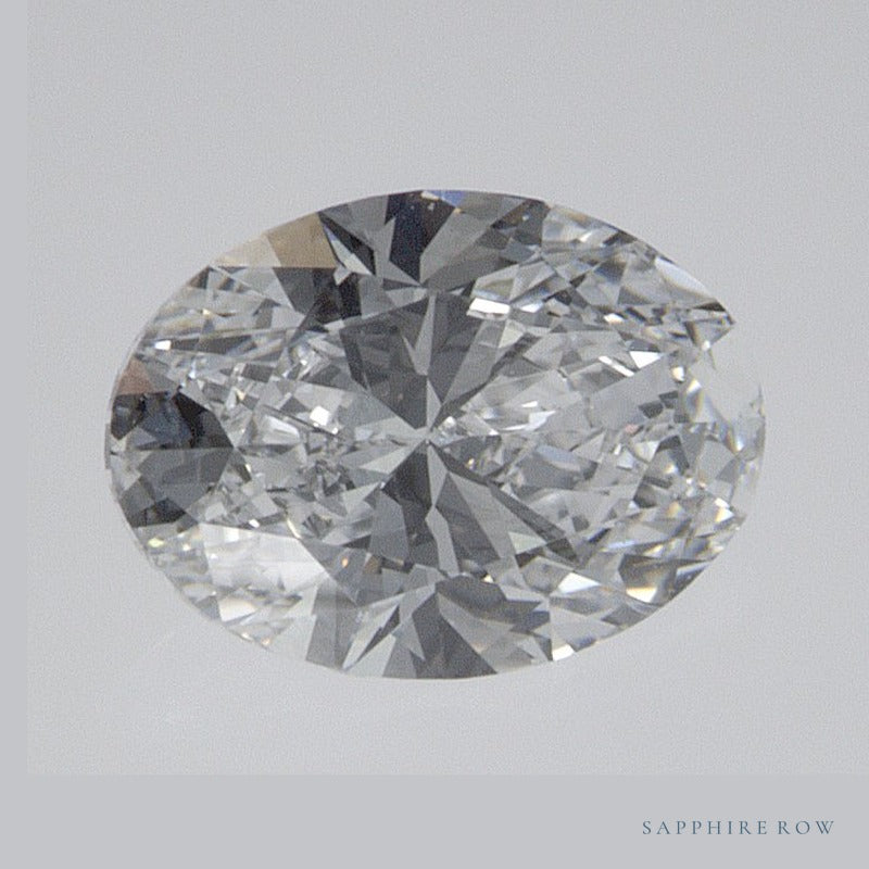 0.67 ct lab-grown diamond, oval cut | Sapphire Row · cut6