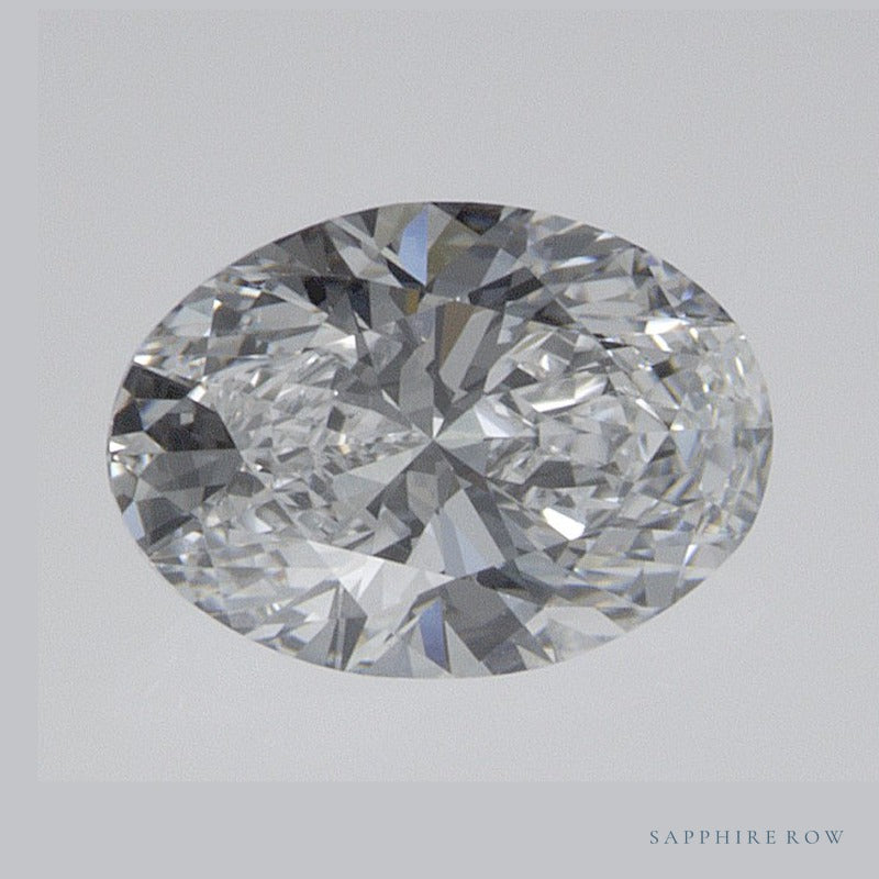 0.66 ct lab-grown diamond, oval cut | Sapphire Row · cut6