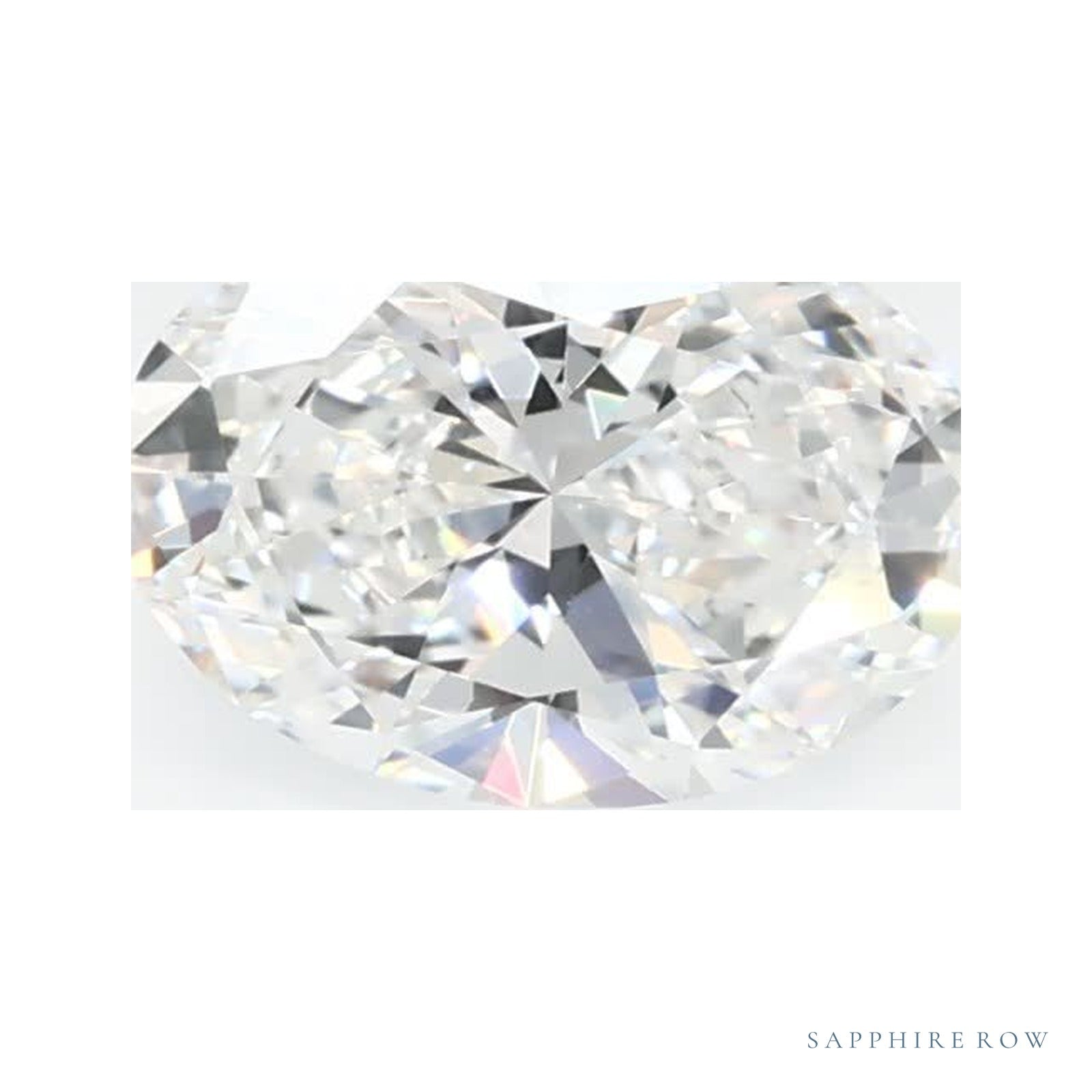 0.65 ct Oval Lab-Grown Diamond – E VVS2 — Sapphire Row · cut · cut3 · cut4