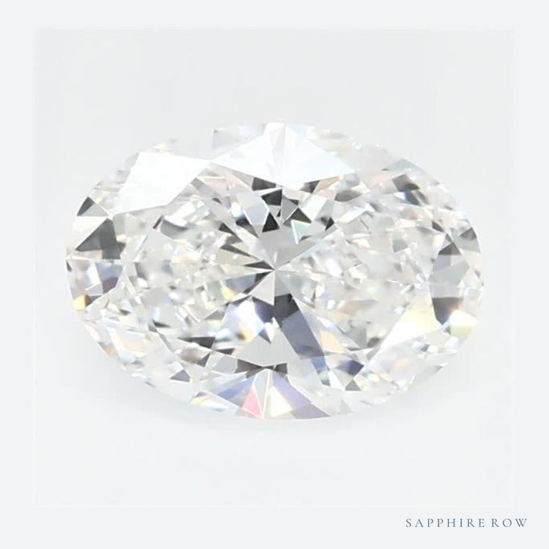 0.65 ct lab-grown diamond, oval cut | Sapphire Row · cut6