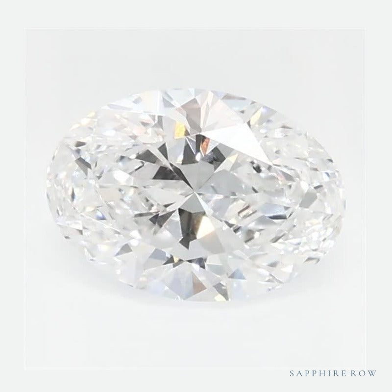 0.65 ct lab-grown diamond, oval cut | Sapphire Row · cut6