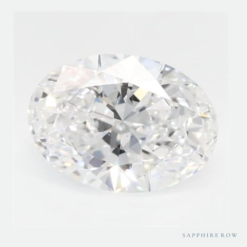 0.65 ct lab-grown diamond, oval cut | Sapphire Row · cut6