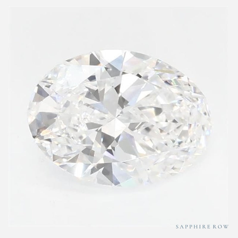 0.65 ct lab-grown diamond, oval cut | Sapphire Row · cut6
