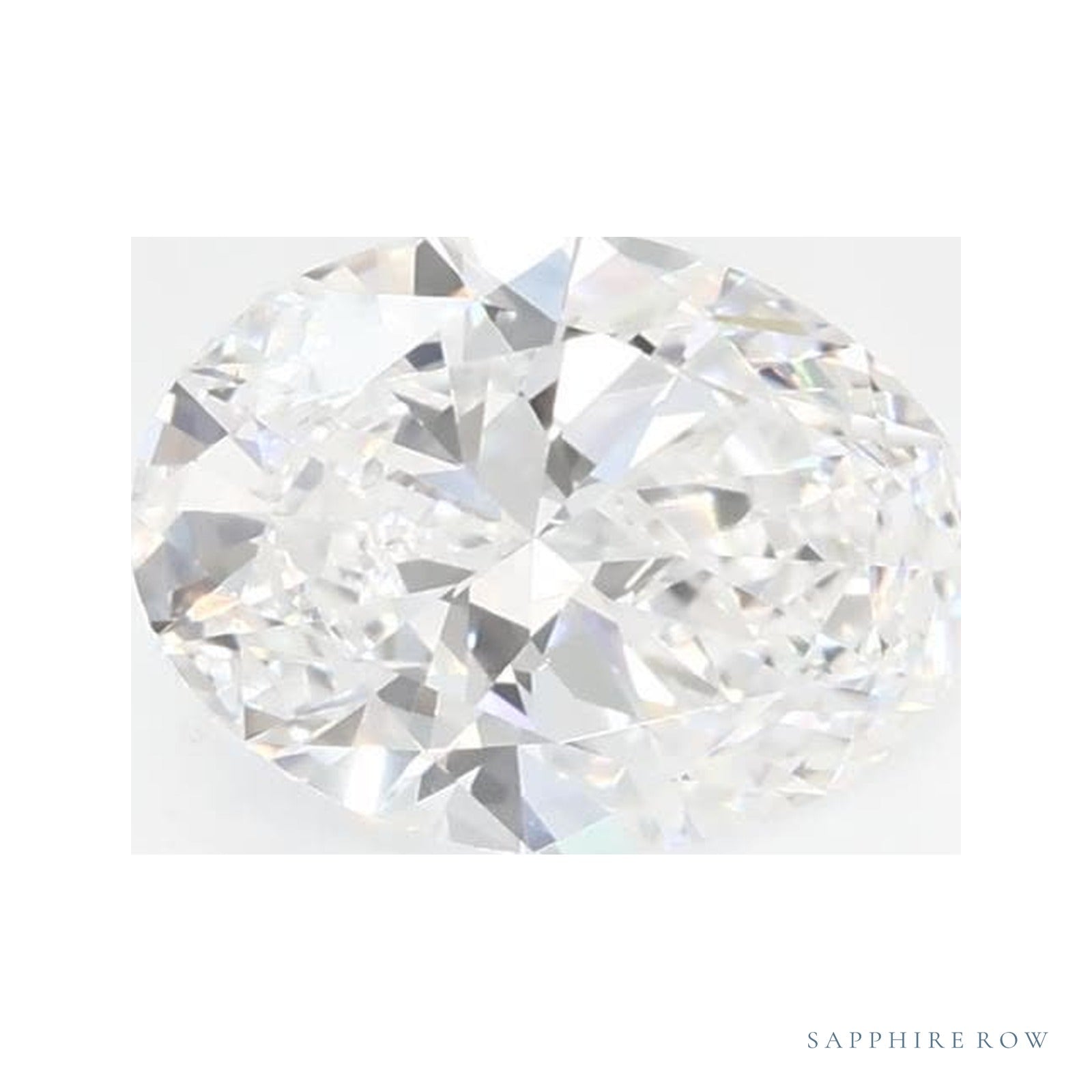 0.65 ct lab-grown diamond, oval cut | Sapphire Row · cut4