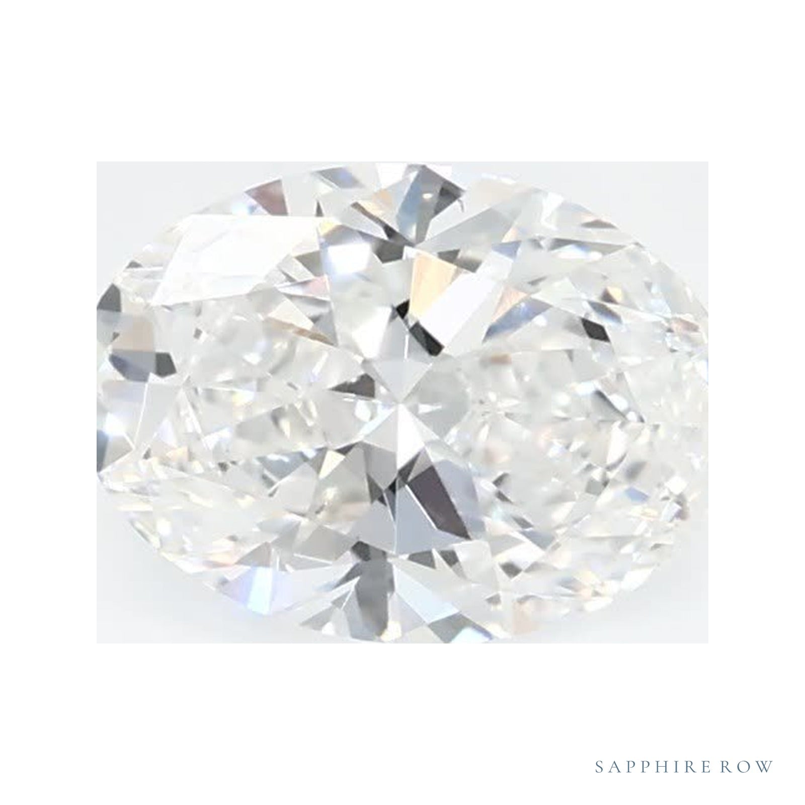 0.65 ct Oval Lab-Grown Diamond – D VS1 — Sapphire Row · cut · cut3 · cut4