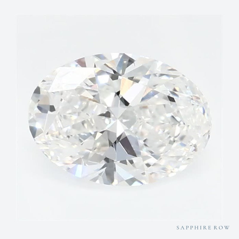0.65 ct lab-grown diamond, oval cut | Sapphire Row · cut6