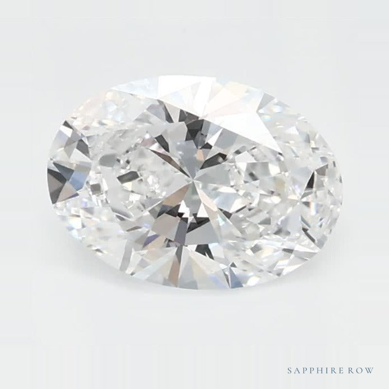 0.65 ct lab-grown diamond, oval cut | Sapphire Row · cut7