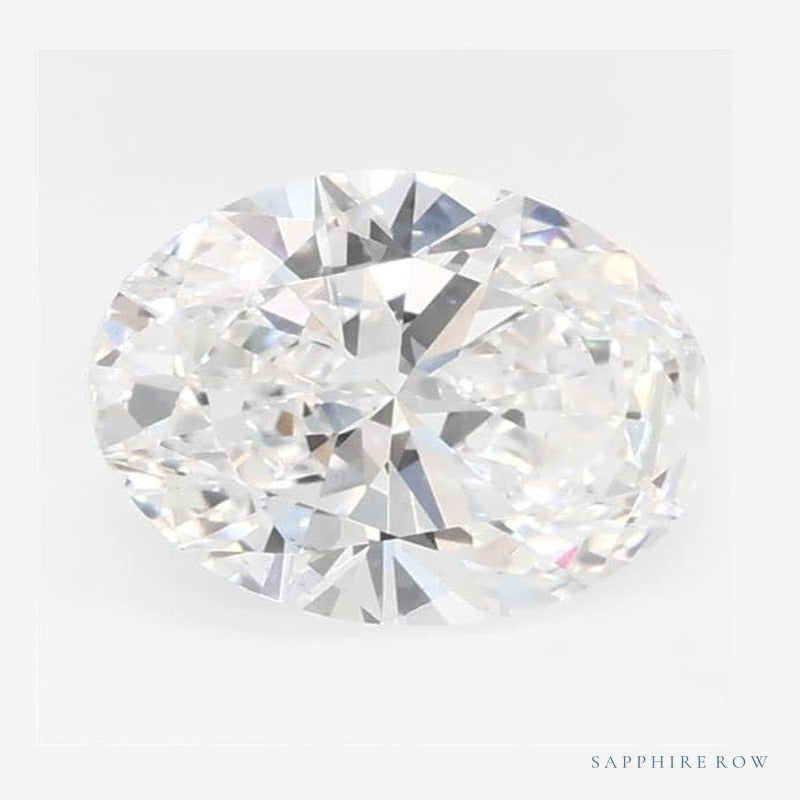 0.65 ct lab-grown diamond, oval cut | Sapphire Row · cut6