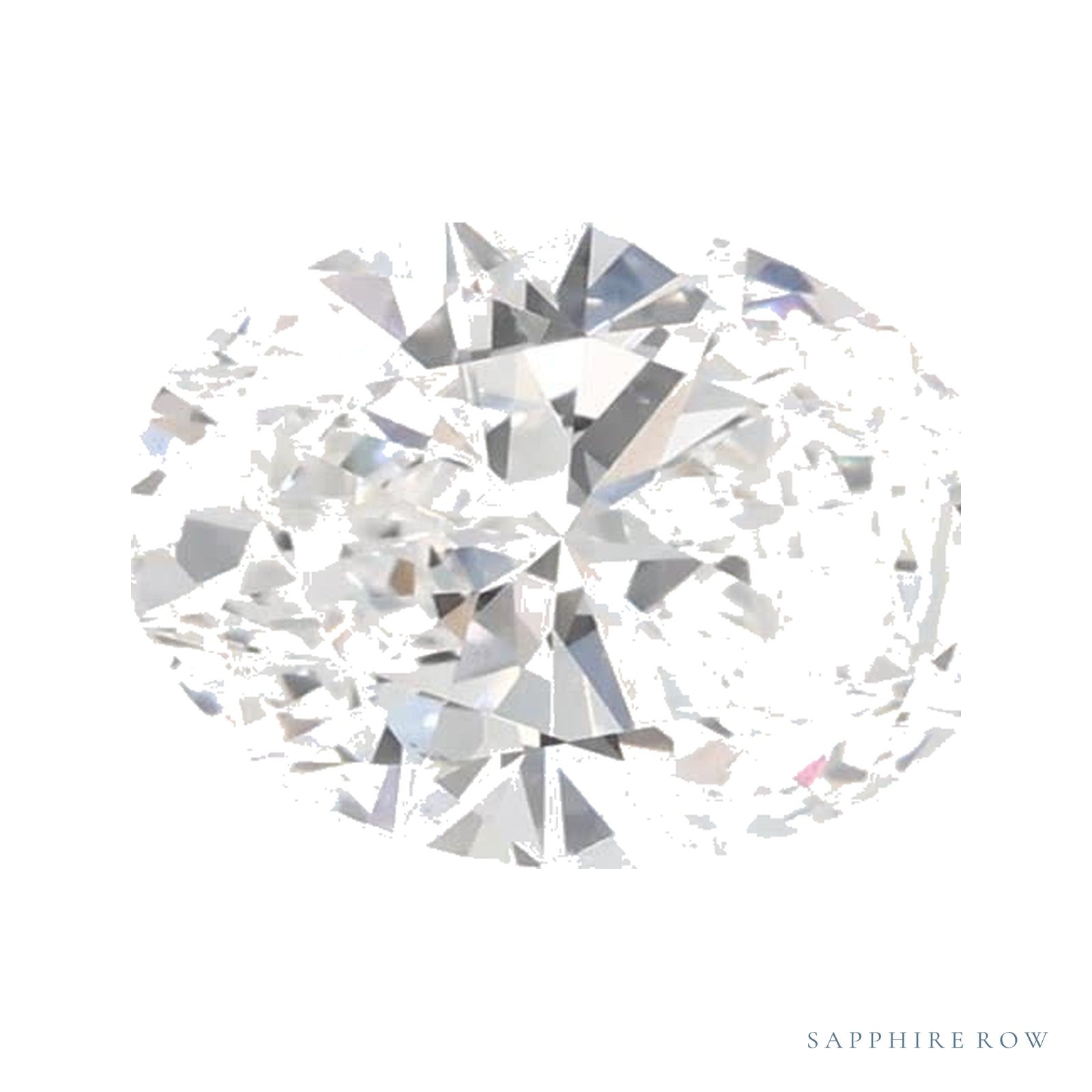 0.65 ct lab-grown diamond, oval cut | Sapphire Row · cut4