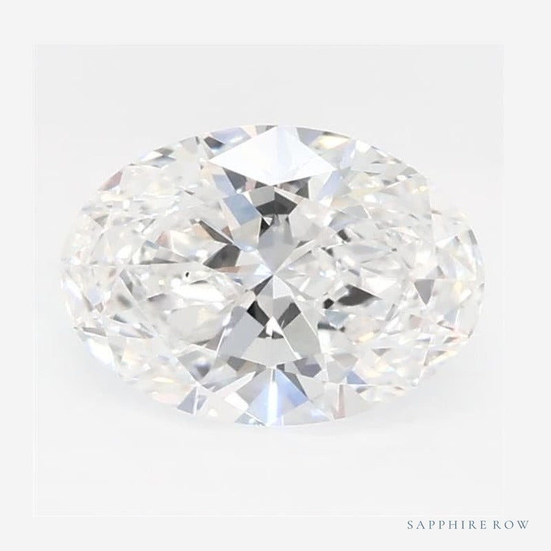 0.65 ct lab-grown diamond, oval cut | Sapphire Row · cut6