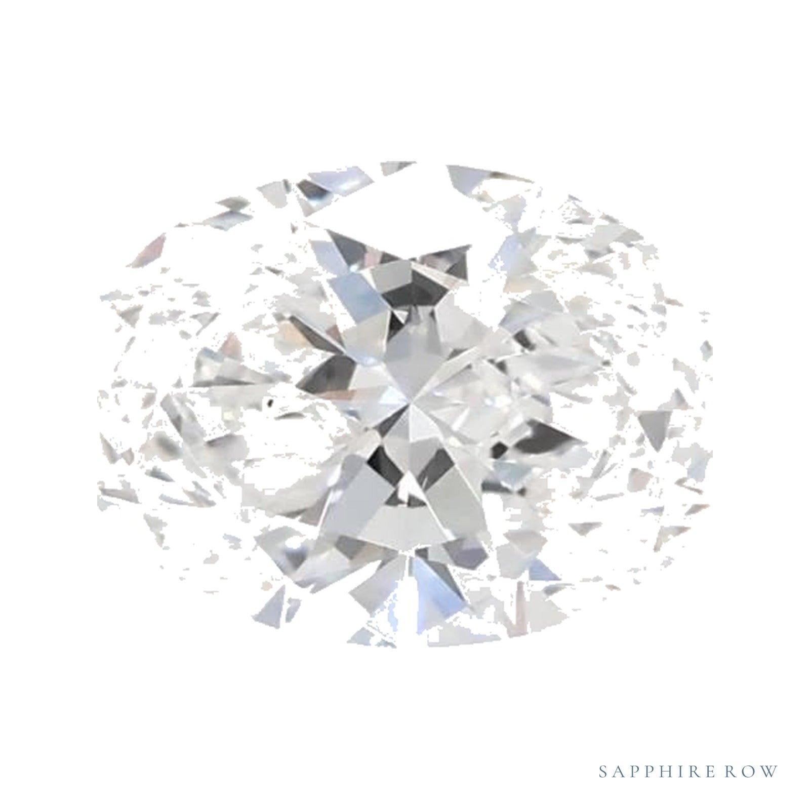 0.65 ct lab-grown diamond, oval cut | Sapphire Row · cut4