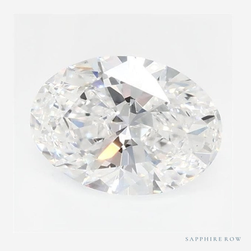 0.65 ct lab-grown diamond, oval cut | Sapphire Row · cut6