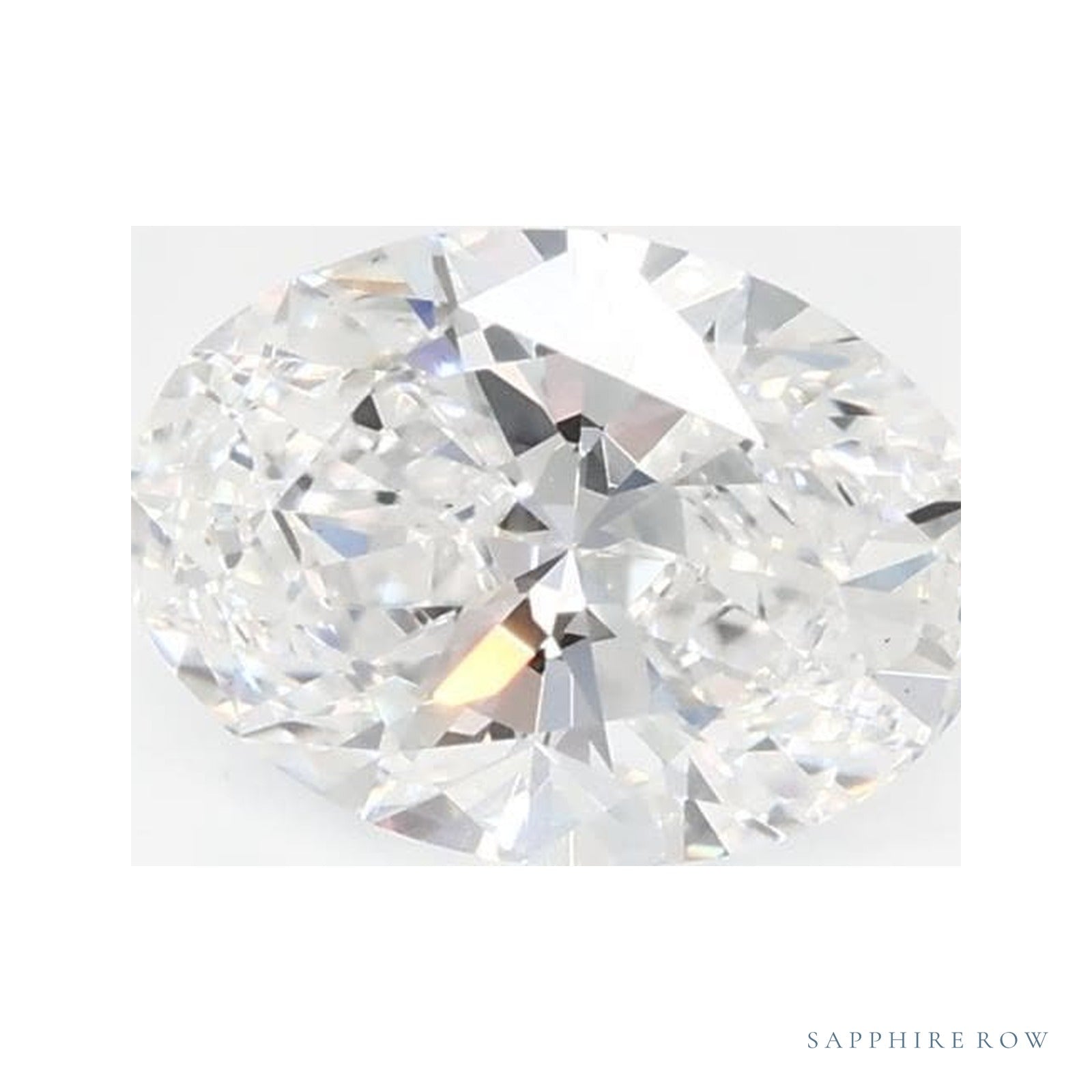 0.65 ct lab-grown diamond, oval cut | Sapphire Row · cut4