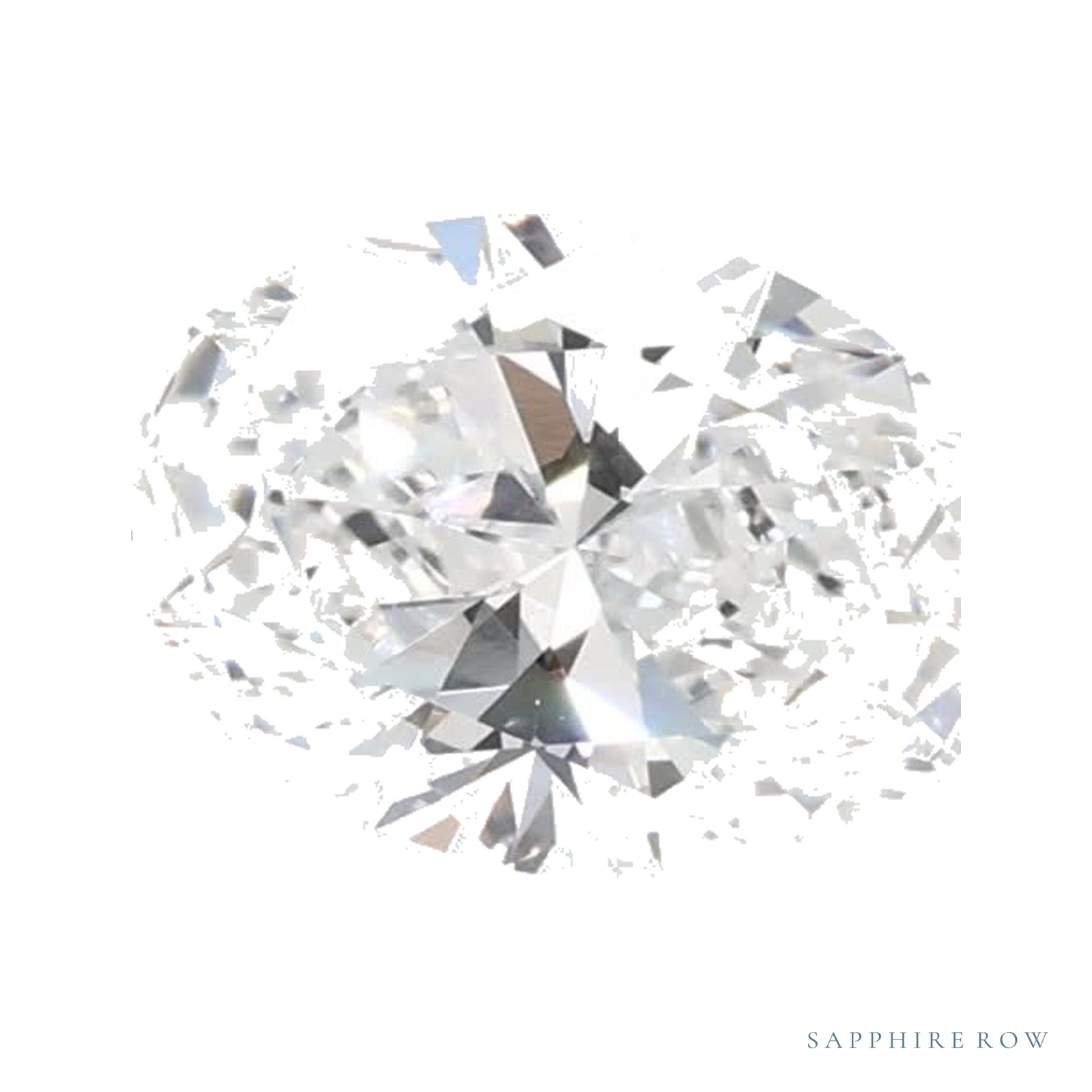 0.65 ct Oval Lab-Grown Diamond – D VS2 — Sapphire Row · cut · cut3 · cut4