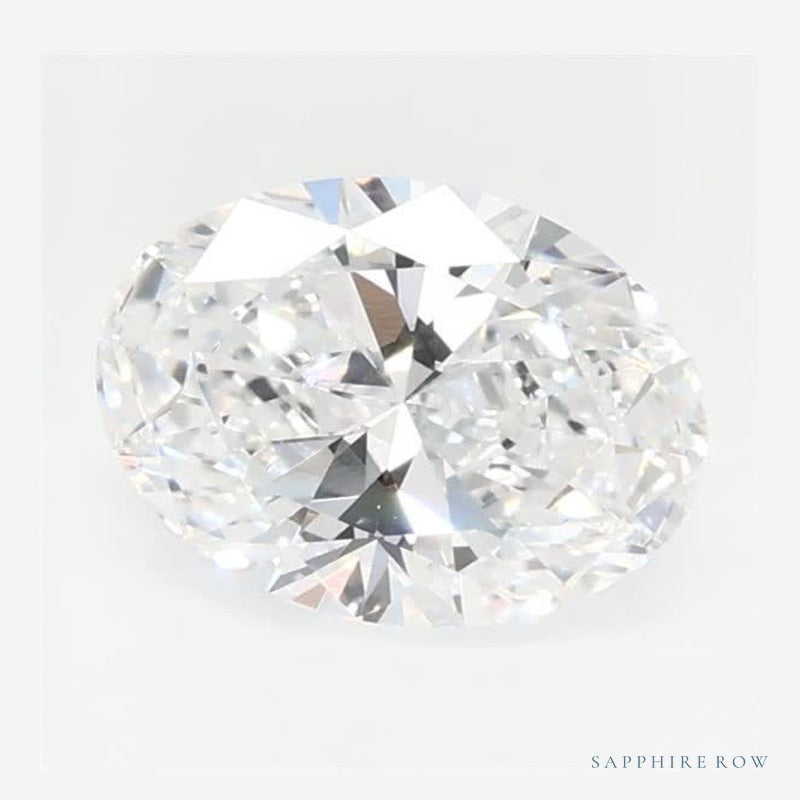 0.65 ct lab-grown diamond, oval cut | Sapphire Row · cut6